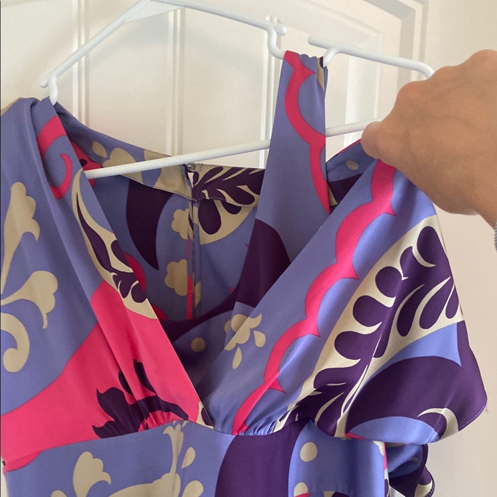 Boden Pink and Purple Dolman Sleeve Sundress - Picture 5 of 5